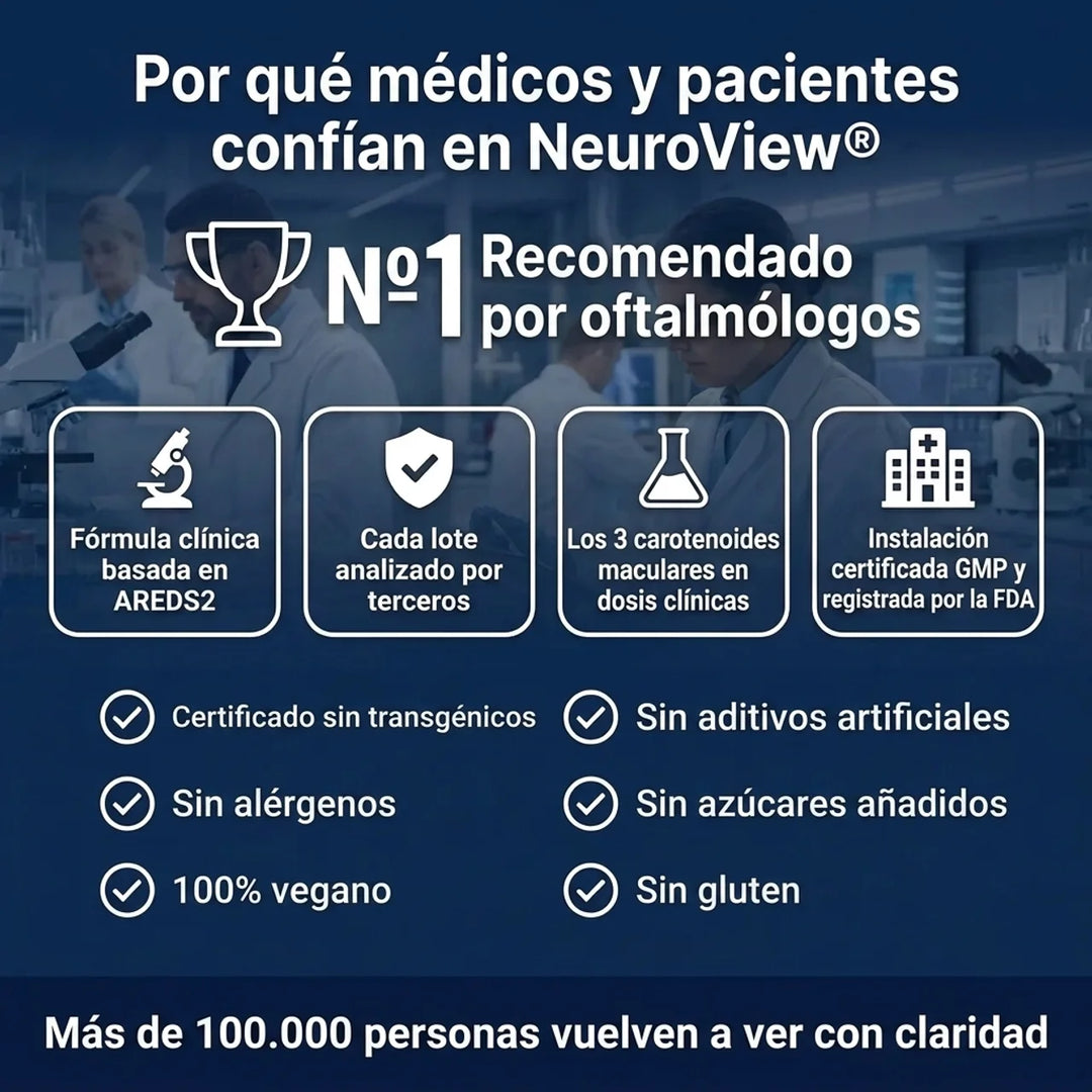 Neuroview 15 en 1 Fórmula Avanzada para la Vista